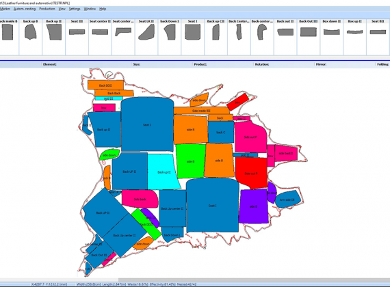 CutNest Software leather m
