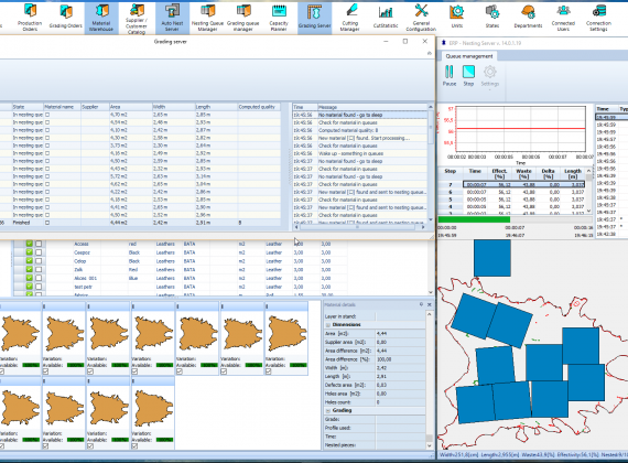 grading server for leather hides